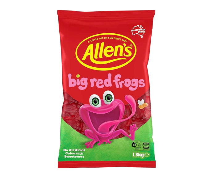 1.3kg Allen’s Big Red Frogs (PRE-ORDER)
