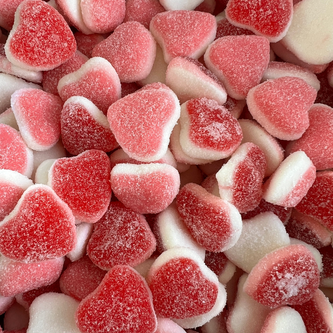 Sugared Gummi Hearts