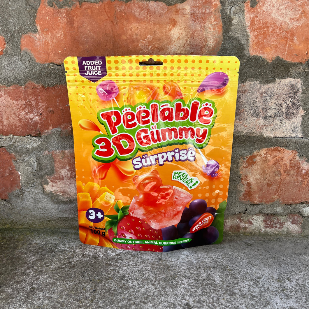 Peelable 3D Gummy Surprise