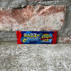 Razz Blue Sour Bubble Gum